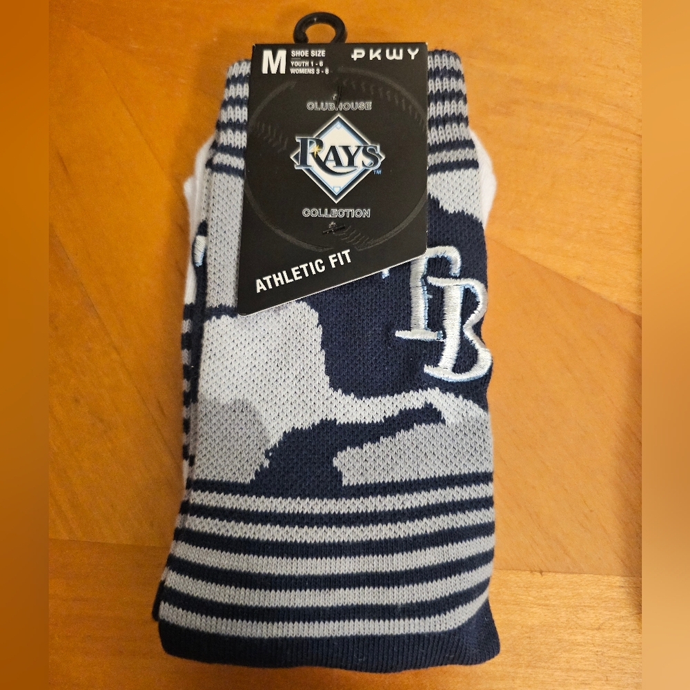 Tampa Bay Rays Camo Crew Socks
